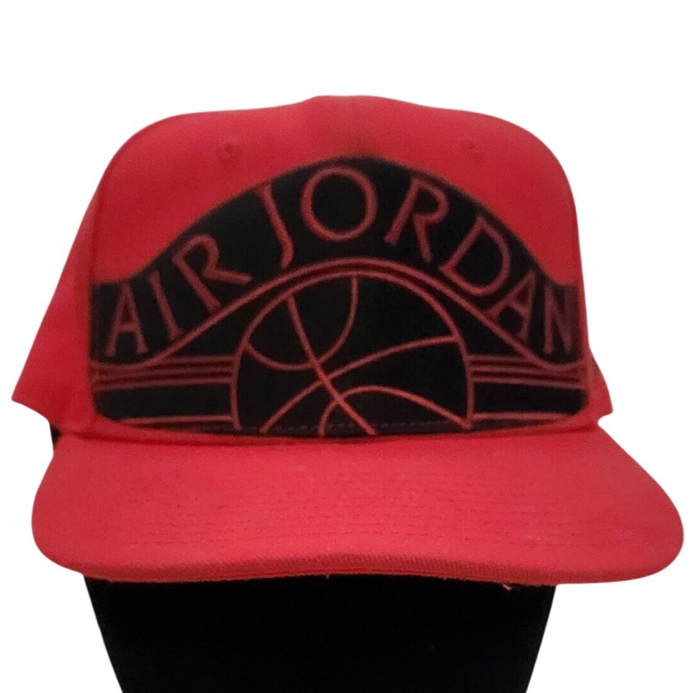 Air Jordan Hat Youth Red Snapback Cap‎ Basketball Logo
